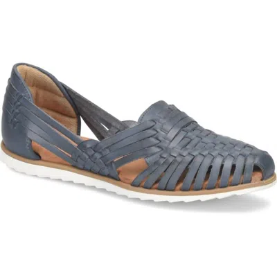 Comfortiva Women's Rainer Flats In Navy In Gray