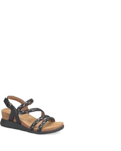 Comfortiva Women's Silvia Cushioned Sandals In Black/multi