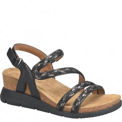 Comfortiva Women's Silvia Sport Sandal - Medium In Black Multi