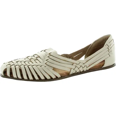 Comfortiva Womens Woven Leather Fisherman Sandals In Multi