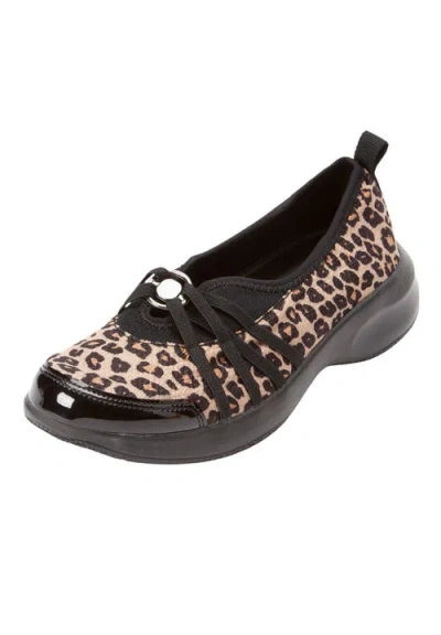 Comfortview Cv Sport Greer Slip On Sneaker In Brown