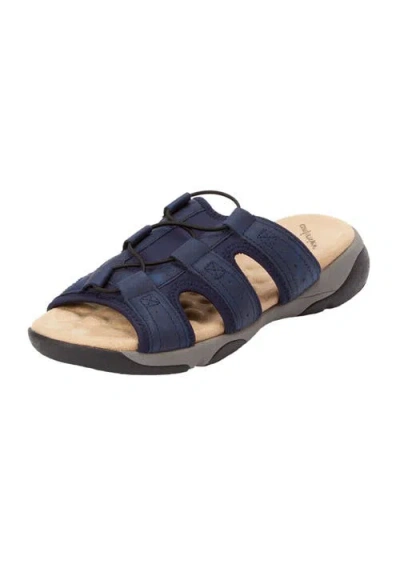 Comfortview Lexy Mule Sandal In Blue