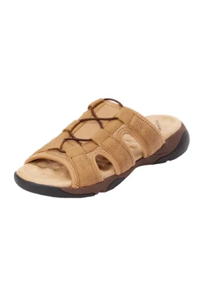 Comfortview Lexy Mule Sandal In Brown