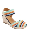 Comfortview The Abra Espadrille In Multi
