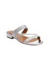 Comfortview The Adler Slip On Mule In Silver