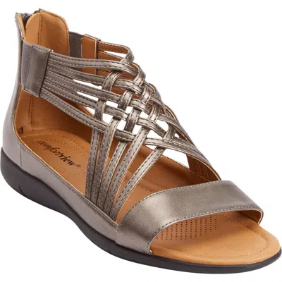 Comfortview The Alicia Sandal In Brown
