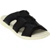 Comfortview The Alivia Water Friendly Slip On Sandal In Black