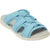 Comfortview The Alivia Water Friendly Slip On Sandal In Blue