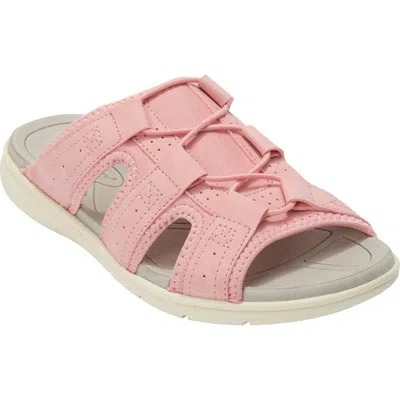 Comfortview The Alivia Water Friendly Slip On Sandal In Pink