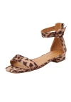 Comfortview The Alora Patterned Sandal In Brown