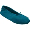 Comfortview The Ana Ballerina Slipper In Blue
