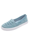 Comfortview The Analia Slip-on Sneaker In Blue
