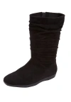 Comfortview The Aneela Wide Calf Boot In Black
