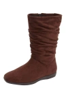Comfortview The Aneela Wide Calf Boot In Brown
