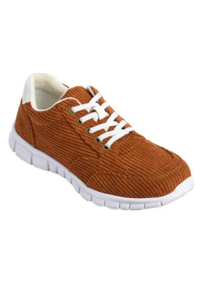 Comfortview The Anise Slip On Sneaker In Brown
