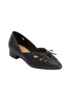 Comfortview The Arabella Slip On Flat In Black