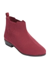 Comfortview The Aspyn Bootie In Burgundy