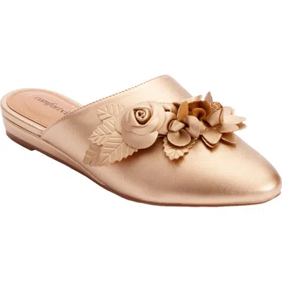 Comfortview The Ayla Slip On Mule In Gray