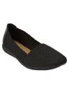 Comfortview The Bethany Slip On Flat In Black