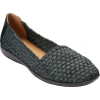 Comfortview The Bethany Slip On Flat In Gray