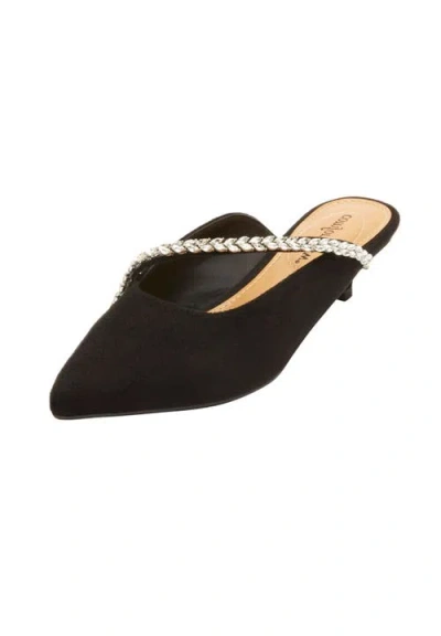Comfortview The Bette Slip On Mule In Black