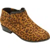 Comfortview The Bexley Bootie In Animal Print