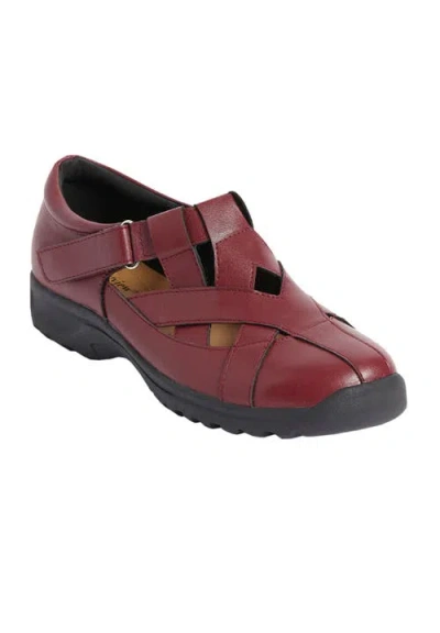 Comfortview The Cailyn Flat In Burgundy