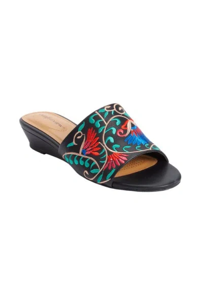 Comfortview The Capri Slip On Mule In Black