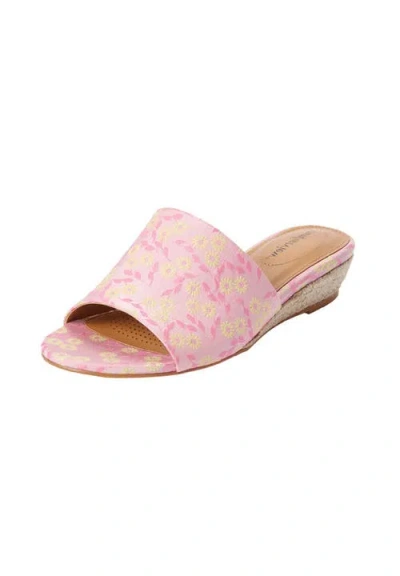 Comfortview The Capri Slip On Mule In Pink