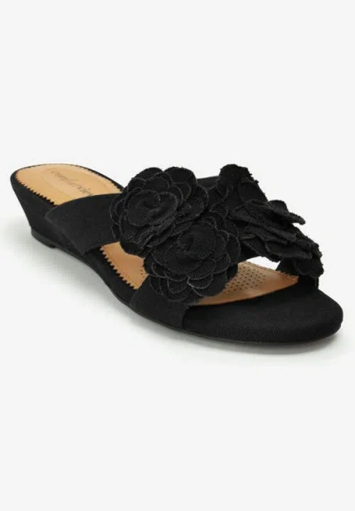 Comfortview The Carmen Slip On Mule In Black