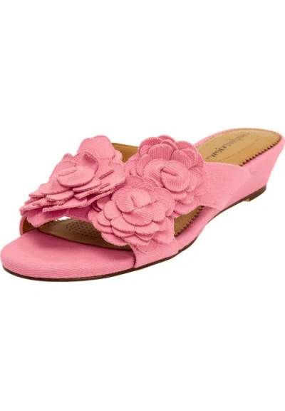 Comfortview The Carmen Slip On Mule In Pink