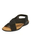 Comfortview The Celestia Sling Sandal In Black