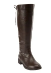 Comfortview The Charleston Tall Wide Calf Boot In Brown