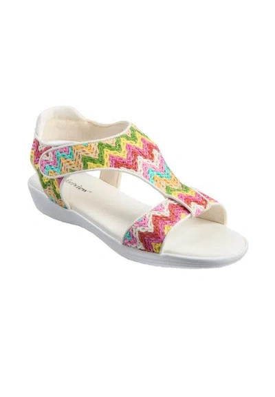 Comfortview The Charlotte Orthotic Sandal In Multi