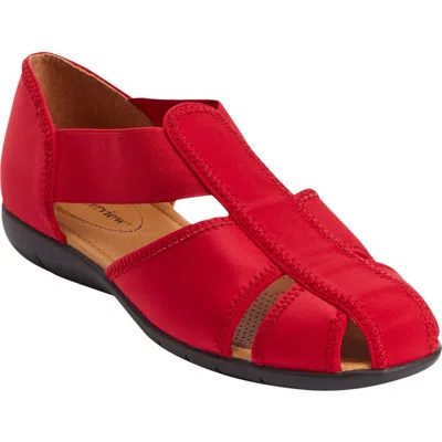 Comfortview The Cheryl Flat In Red