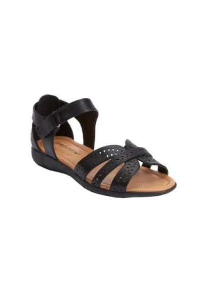 Comfortview The Christiana Sandal In Black