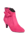 Comfortview The Corrine Bootie In Purple