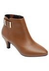 Comfortview The Decima Bootie In Brown