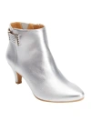 Comfortview The Decima Bootie In Silver