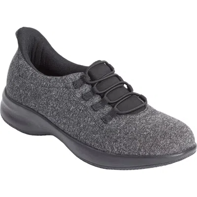 Comfortview The Dina Effortless Entry Step-in Sneaker In Black