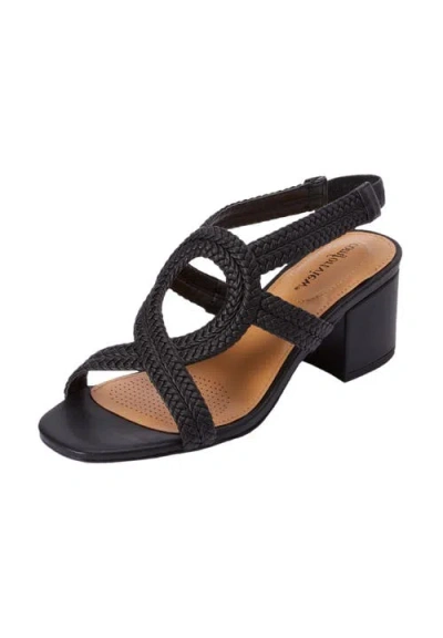 Comfortview The Dorothy Sandal In Black