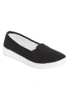 Comfortview The Dottie Slip On Sneaker In Black