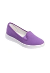 Comfortview The Dottie Slip On Sneaker In Purple
