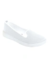 Comfortview The Dottie Slip On Sneaker In Silver