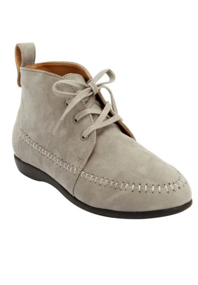 Comfortview The Elsa Bootie In Gray