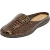 Comfortview The Estelle Slip On Mule In Brown