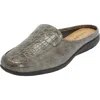 Comfortview The Estelle Slip On Mule In Gray