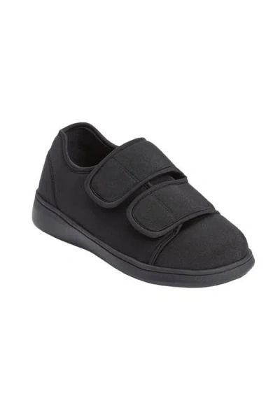 Comfortview The Extra Wide Microbacterial Walking Shoe In Black