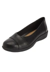 Comfortview The Gab Slip On Flat In Black