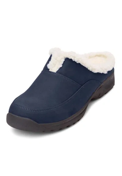 Comfortview The Harlyn Slip On Mule In Blue
